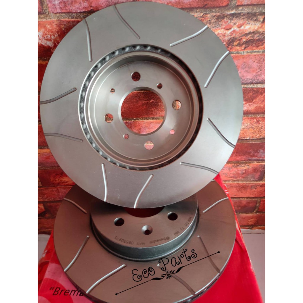 brembo-max-มีของพร้อมส่ง-จานเบรกคู่หน้า-honda-jazz-ge-gk-civic-eg-ek-es-city-2008-freedคู่หน้า-2ใบ