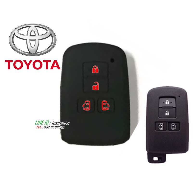 ภาพหน้าปกสินค้าAซิลิโคน Toyota Sienta มีทุกรุ่น กุญแจ รีโมท เคสรถยนต์ ปลอก เคฟร่า TOYOTA