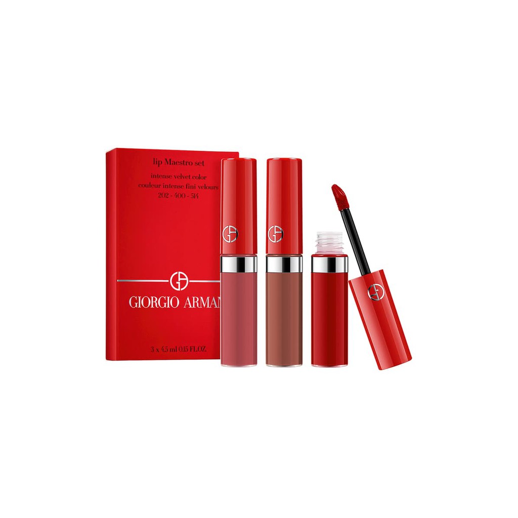 Armani mini lipstick online set