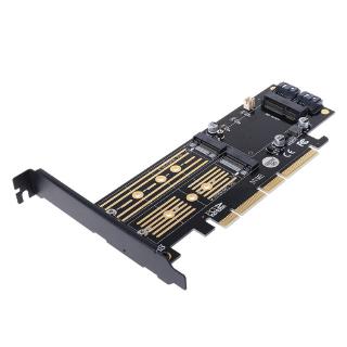 pci - e 3 . 0x16 to m . 2 ssd pcie to m 2 อะแดปเตอร์การ์ด msata sata port nvme m 2 ssd 3 . 1 ahci สําหรับการ์ด