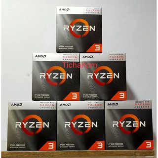 ภาพขนาดย่อของภาพหน้าปกสินค้าAMD Ryzen 3 3200G 4C/4T 3.6GHz (Boost 4.0GHz) Radeon Vega 8 Graphics R3 3200G AM4 จากร้าน tichakorn.ch บน Shopee
