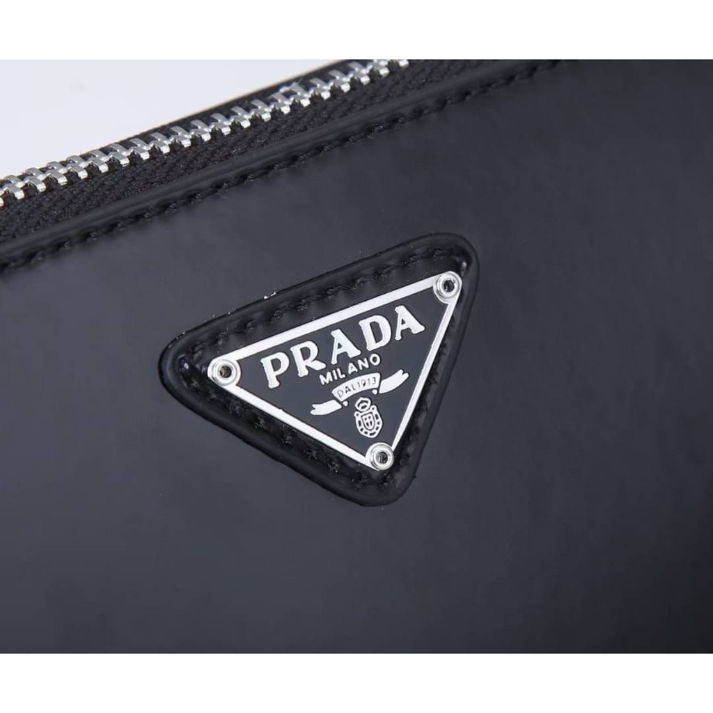 brushed-leather-mini-bag-สีดำ-grade-hiend-size-20cm-free-box-set