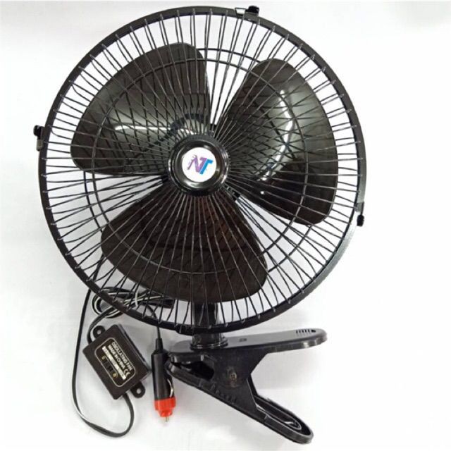 car-fan-พัดลมติดในรถยนต์-ขนาด-10-นิ้ว-24v-ชนิดหนีบ-สำหรับรถขนาดใหญ่-รถบรรทุก-10-ล้อ-รถแม็คโคร-รถบัส