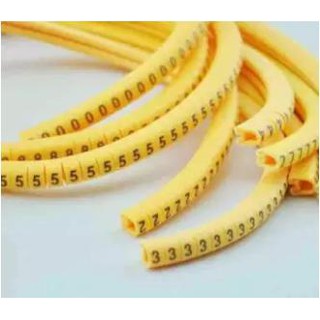 ภาพขนาดย่อของภาพหน้าปกสินค้าEC-2 Cable Markers No.A-T เคเบิ้ลมาร์คเกอร์ หมายเลข A-Tจำนวน 1000 ตัว (สีเหลือง) จากร้าน krisakonprosperousonline บน Shopee