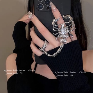 🔥Sale🔥แหวนรูปแมงป่องประดับเพชร Scorpion Diamond Ring พร้อมส่ง