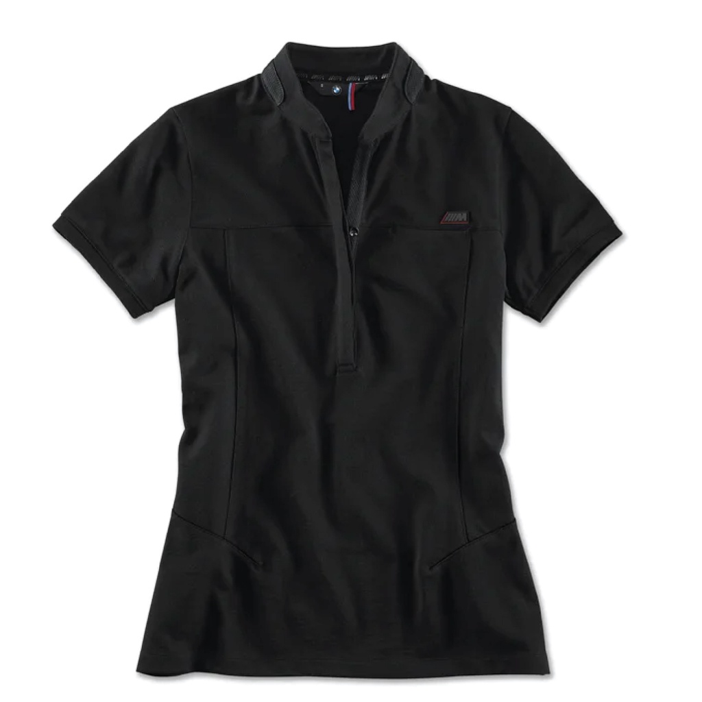 bmw-เสื้อโปโลสตรีสีดำ-ไซต์-m-โลโก้-bmw-m