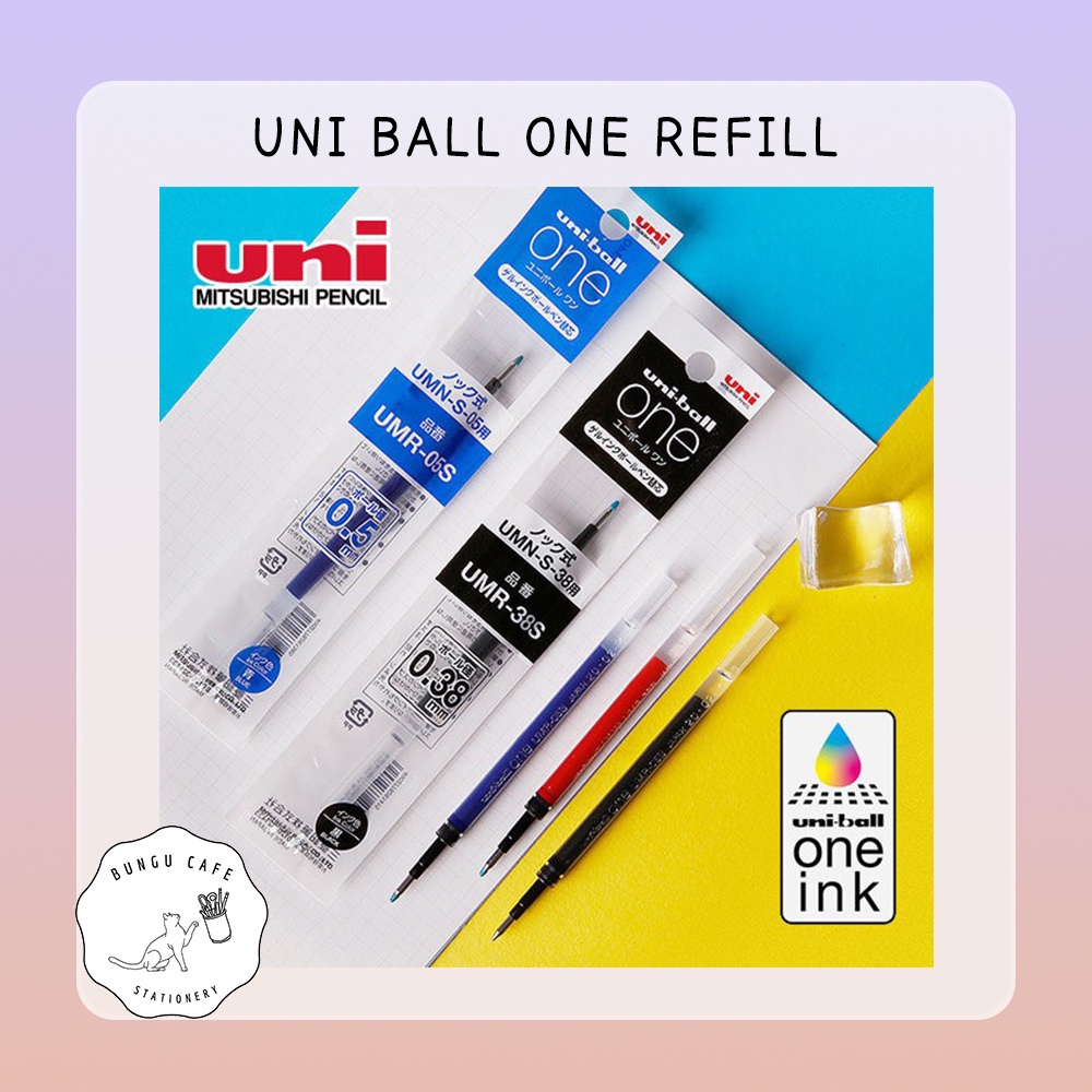 uni-ball-one-refill-for-0-38-0-5-mm-ยูนิ-บอล-วัน-ไส้ปากกาขนาด-0-38มม-และ-0-5-มม-สำหรับ-ปากการุ่น-ยูนิ-บอล-วัน