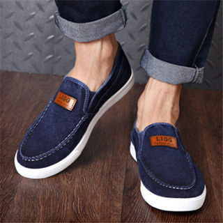 Moon Men Casual Shoes รองเท้าแฟชั่น ผู้ชาย ลำลองแบบสวม Sneakers for men Summer Walking shoes for Man