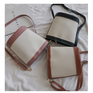 ส่งฟรี!!! ทักก่อนสั่ง!! Unit bucket bag กระเป๋าสะพาย กระเป๋าสะพายข้าง