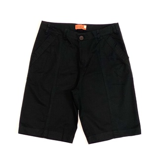 กางเกง 3 ส่วน เส้นคู่  ดำ BIRABIRA PS005 กางเกงแฟชั่น ผู้หญิง ไซส์ใหญ่ | Three Quarter Shorts