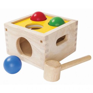 ของเล่นไม้ PlanToys ของเล่นเสริมพัฒนาการ กล่องตอกลูกบอล ทุบบอล แปลนทอยส์ (12 เดือน+)