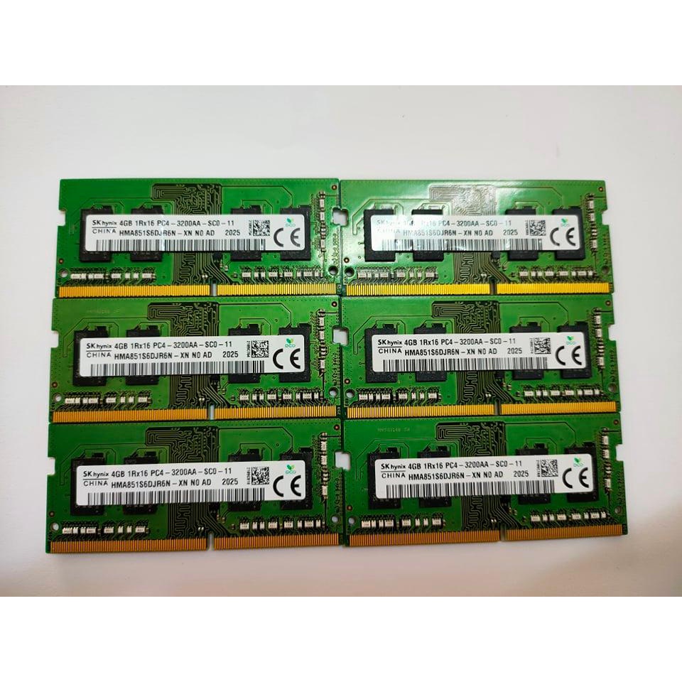 RAM SK Hynix DDR4 4Gb 1Rx16 PC4-3200AA-SCO-11 | Shopee Thailand