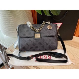 GUESS Candace Top Handle Flap Bag