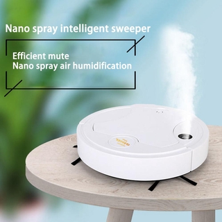 🅑🅥🅤🅦❷❹🅤 เครื่องดูดฝุ่น เครื่องดูดฝุ่น ดูดฝุ่น หุ่นยนต์ดูดฝุ่น พร้อม Nano Spray ฆ่าเชื้อโรคด้วยไอน้ำ ถูพื้นอัตโนมัติ