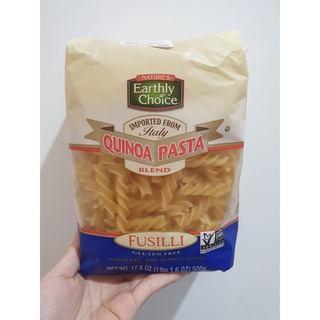 พร้อมส่ง !! Earthly Choice Fusilli Quinoa Pasta Blen เส้นพาสต้า ขนาด 500 กรัม