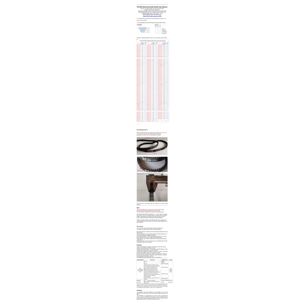 tinis-sts-std-432-s8m-synchronous-belt-timing-belt-transmission-belt