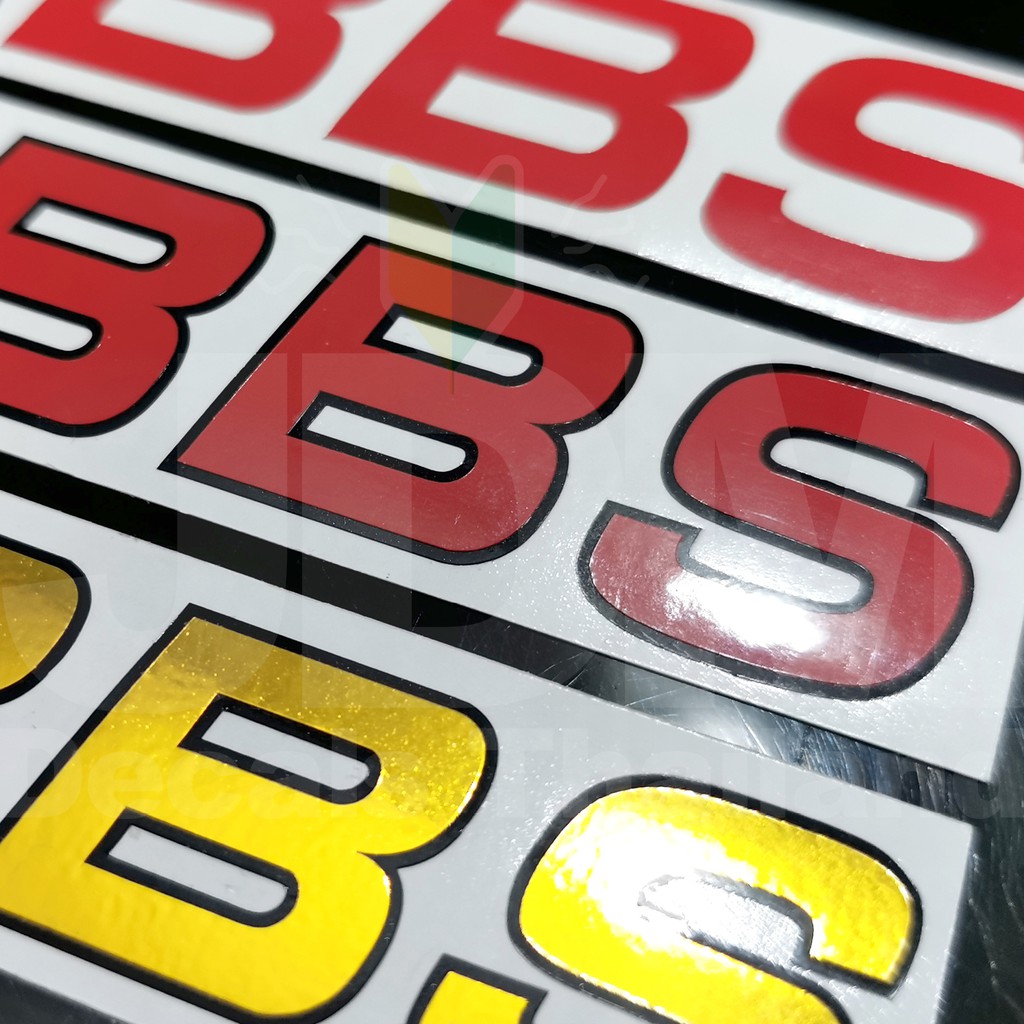 สติ๊กเกอร์ ติดล้อ BBS LM F1 Championship Edition | Shopee Thailand