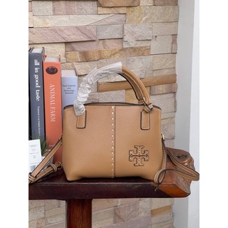 งานช็อป 💕Tory burch leather mc-graw mini satchel