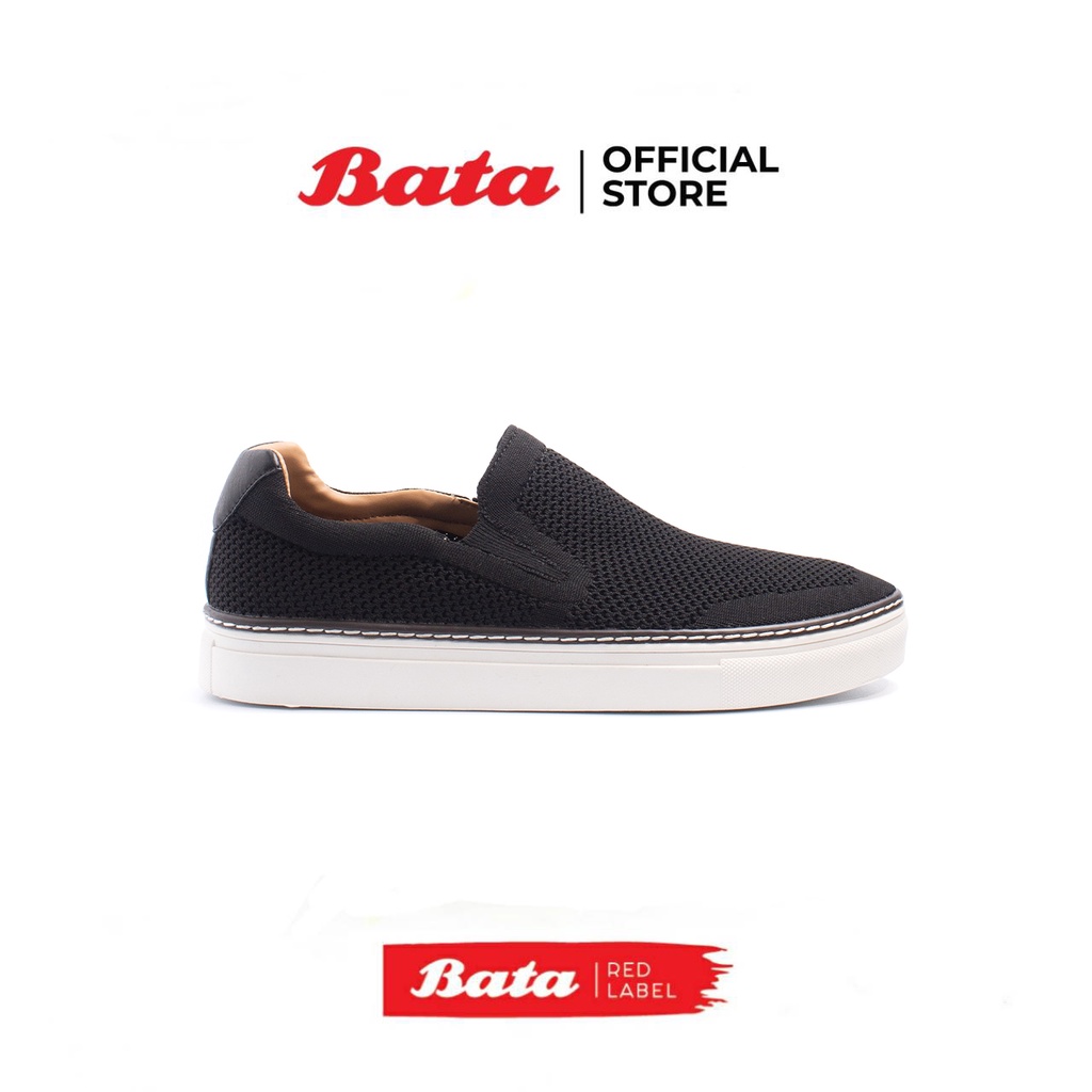 ภาพหน้าปกสินค้าBata Red Label บาจา รองเท้าลำลอง รองเท้าแบบสวม รองเท้าสลิปออน สำหรับผู้ชาย รุ่น Guffey สีดำ 8596212 จากร้าน bata_officialstore บน Shopee