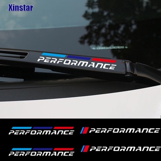 《READY STOCK》4pcs M Performance Car Windshield Wiper Sticker For BMW E30 E34 E36 E60 E46 E90 E71 E87 E70 F30 F10 F20 X1 X3 X4 X5 X6 M3 M5