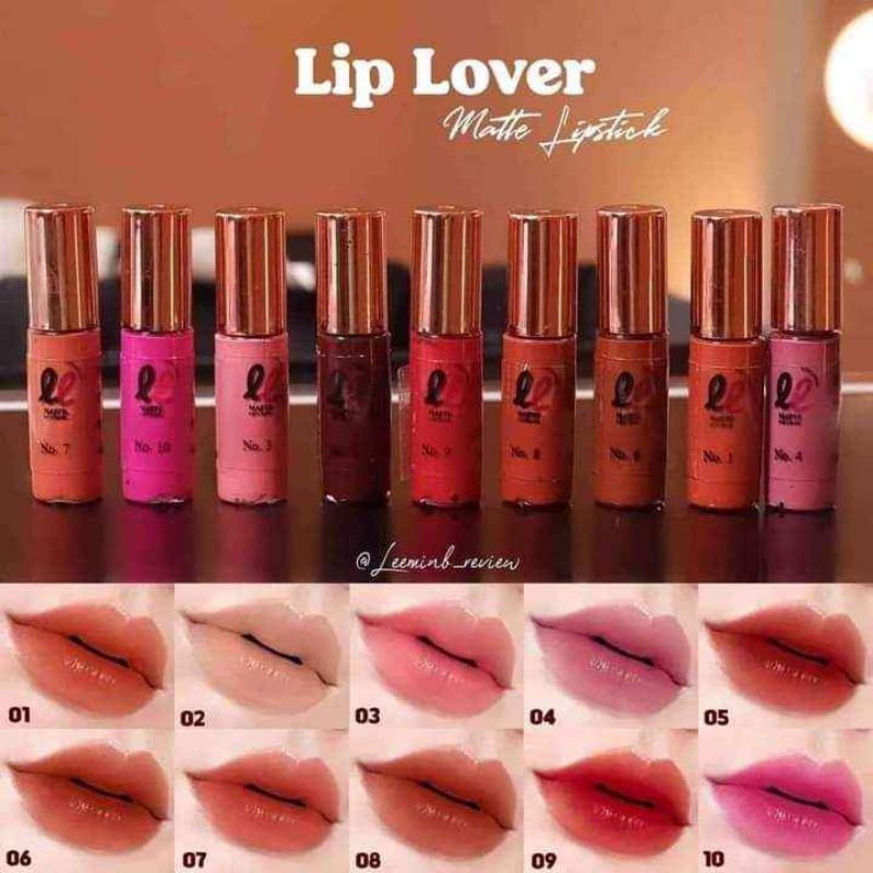ภาพหน้าปกสินค้าลิปจิ๋ว Lip Lover ลิปเลิฟเวอร์ เนื้อแมท พร้อมส่ง 10 สี สุดฮิต