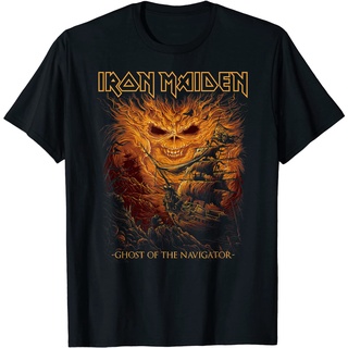 เสื้อยืด พิมพ์ลาย Iron Maiden Ghost of the Navigator สําหรับผู้หญิง