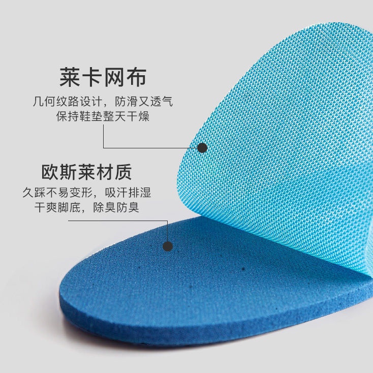 แผ่นรองพื้นรองเท้าnike-nike-sports-insole-ระงับกลิ่นกายสำหรับผู้ชาย-ระบายอากาศได้พอดี-aj-air-force-one-พื้นรองเท้าฝึกทหา