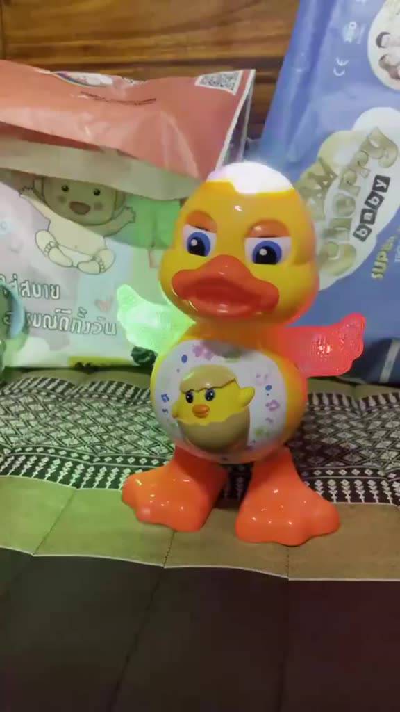 anuri-ของเล่น-สัตว์ชวนเต้น-dancing-duck-เป็ดชวนคลาน-หมาชวนคลาน-มีเสียง-มีไฟ-เป็ดเต้น-เป็ดใส่ถ่าน-ของเด็กเล่น