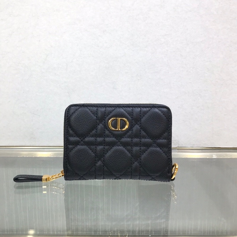 พรี-christian-dior-กระเป๋าสตางค์-กระเป๋าเงิน-เหรียญ-แบรนด์เนน-หนังแท้