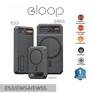 ภาพหน้าปกสินค้าEloop Orsen E53 EW54 EW55 Magnetic 10000mAh 20000mAh แบตสำรอง ไร้สาย Battery Pack Power Bank พาวเวอร์แบงค์ Wireless ที่เกี่ยวข้อง