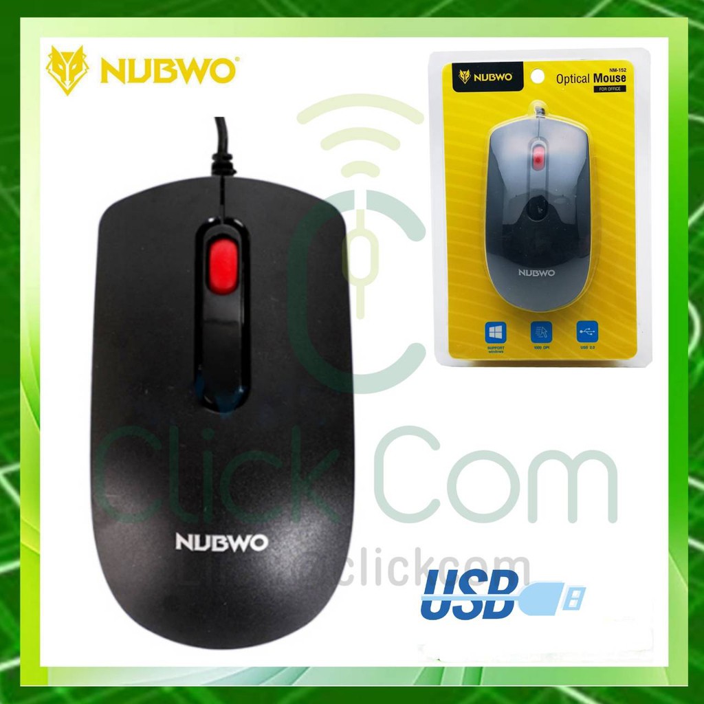 mouse-nubwo-nm-152-optical-usb-สายยาว-1-5-m