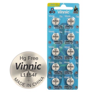 สินค้า ถ่านกระดุม Vinnic LR44/L1154F ของแท้