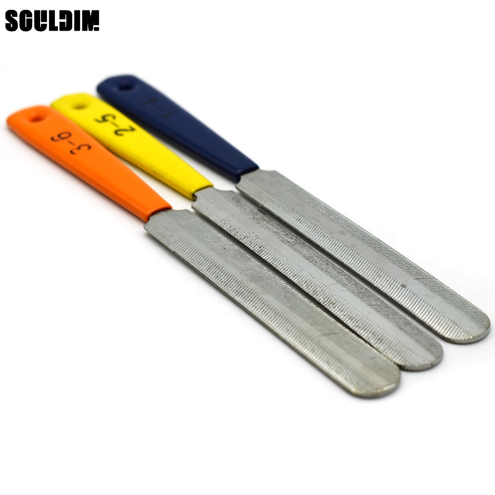 3 ชิ้น/เซ็ตกีตาร์ Nut ไฟล์ Fret Crowning Slot Filing Luthier ซ่อมชุด ...