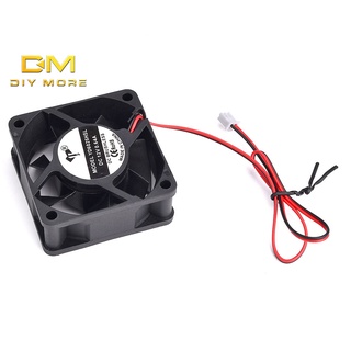 Diymore 6025 DC12V 0.64A 2PIN พัดลมระบายความร้อนการ์ดจอ เสียงเงียบ ขนาดใหญ่