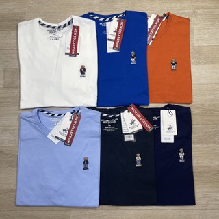 B3 เสื้อยืดคอกลม Beverly Hills Polo Club สีพื้นหมีเล็กปักอก