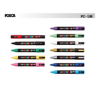 ภาพหน้าปกสินค้าUNI POSCA PC-5M (1.8-2.5 mm.) ซึ่งคุณอาจชอบสินค้านี้