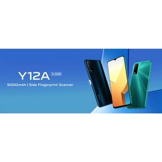 สินค้า Vivo Y12A Ram3/32GB (เครื่องใหม่มือ1,ศูนย์ไทย ราคาพิเศษ มีประกันร้าน 3 เดือน) 📌  ชิป Snapdragon 439 แบตอึด 5000mAh