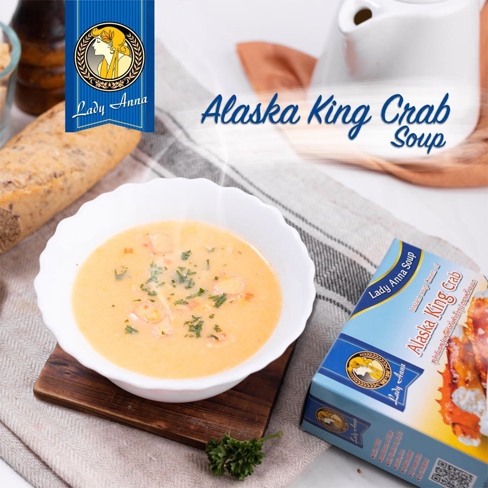 ภาพหน้าปกสินค้าเลดี้แอนนา ซุป รสปูอลาสก้า Lady Anna Alaska King Crab Soup (3 กล่อง) จากร้าน jimsgroup_officialshop บน Shopee