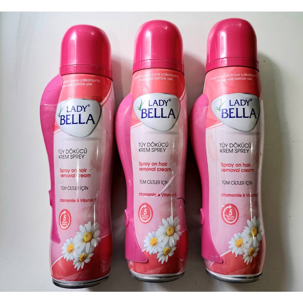 สเปรย์กำจัดขน เลดี้ เบลล่า 175 มล. LADY BELLA HAIR REMOVAL SPRAY 175 ML