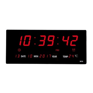 ภาพขนาดย่อของภาพหน้าปกสินค้านาฬิกาดิจิตอล (JH3615) 36x15x3cm นาฬิกา ตั้งบนโต๊ะ LED DIGITAL CLOCK นาฬิกาแขวน จากร้าน c.dailynecessities บน Shopee