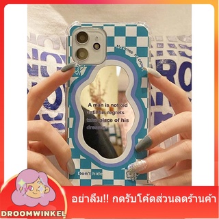 ภาพกราฟิกสโลแกน กระจกเงา เคสโทรศัพท์ iPhone case 7p/8p X/XS XS Max XR 11 11/12/13 Pro/Pro Max  12/13mini 12  13