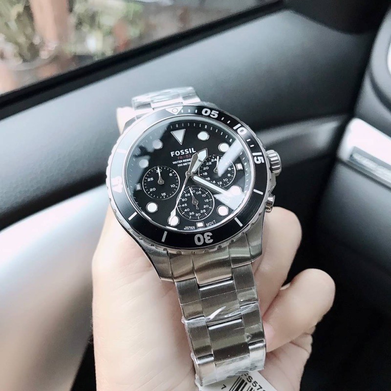 ผ่อน0-นาฬิกาชาย-มีพรายน้ำ-fossil-fs5725-mens-fb-03-stainless-steel-casual-quartz-watch-ขนาด-46-มม-มีพรายน้ำ