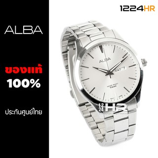 Alba day date รุ่น AJ6123X1, AJ6124X1, AJ6126X1, AJ6128X1 นาฬิกา Alba ผู้ชาย ของแท้ สินค้าใหม่ รับประกันศูนย์ไทย 1 ปี 12