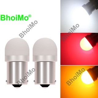 Bhoimo ไฟเลี้ยว ไฟตัดหมอก LED DRL 1156 P21W BA15S T20 7440 7443 W21W 1157 BAY15D P21/5W BAU15S PY21W 3SMD 3030 DC12V สําหรับรถยนต์