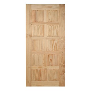 WOOD DOOR MODERN DOORS CE 116-10 90X200CM ประตูไม้สน MODERN DOORS CE116-10 90x200 ซม. สีธรรมชาติ ประตูบานเปิด ประตูและวง