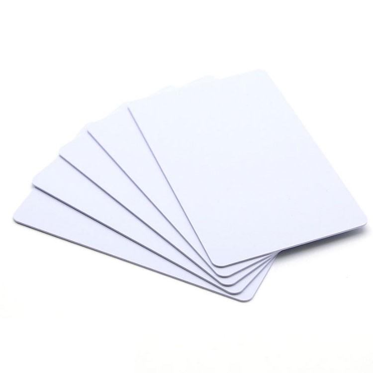 บัตรขาว-rfid-mifare-card-แบบสัมผัส-1k-คลื่นความถี่-13-56-mhz-หนา-0-8-มิล-เนื้อบัตรคุณภาพดี-ไม่เป็นรอย-จำนวน-100-ใบ