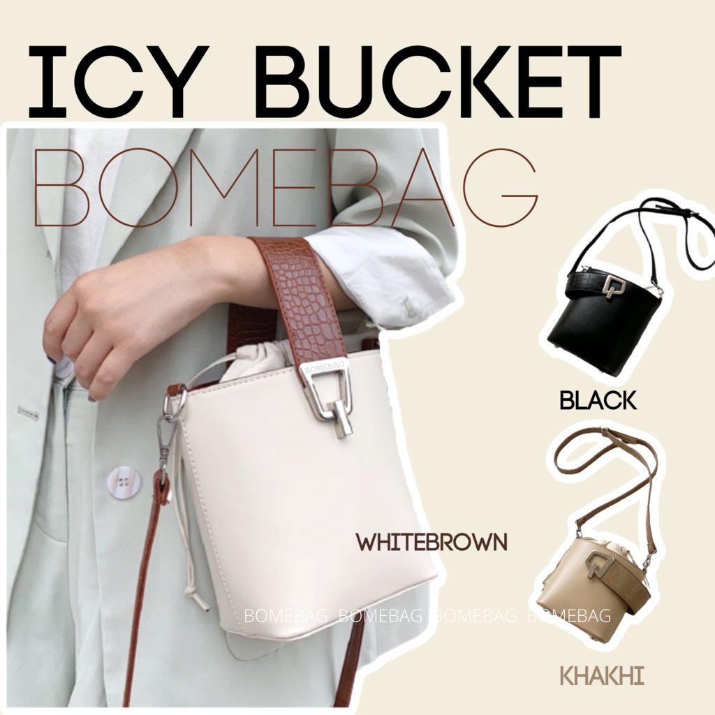 icy-bucket-bag-กระเป๋าถือ-และ-สะพายข้าง-bomebag-bmb-l16
