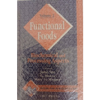 (ภาษาอังกฤษ) Functional Foods: Biochemical and Processing Aspects *หนังสือหายากมาก ไม่มีวางจำหน่ายแล้ว*