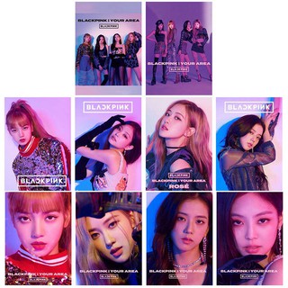 โปสเตอร์ k - pop blackpink kill this love สีดําชมพู