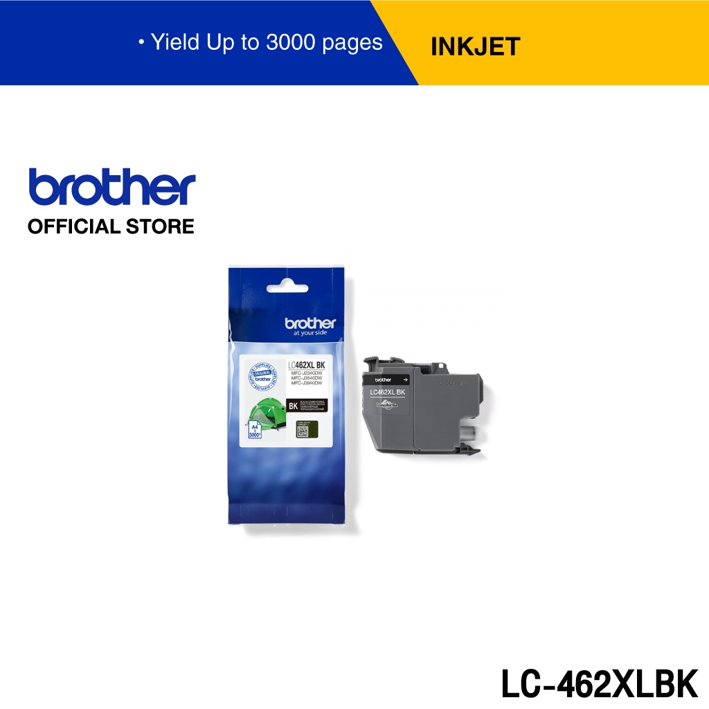 brother-lc-462xlbk-c-m-y-หมึกอิงค์เจ็ทของแท้-สำหรับเครื่องอิงค์เจ็ทรุ่น-mfc-j2340dw-mfc-j2740dw-mfc-j3540dw-mfc-j3940dw